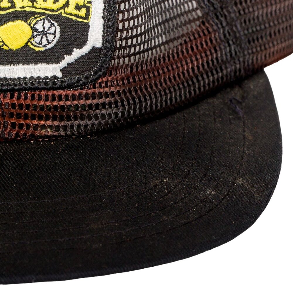Jack Daniels Lynchburg Lemonade Trucker Hat VTG Mesh Snapback Black Patch Black - Picture 3 of 10